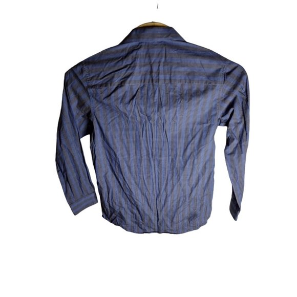 Kenneth Cole Reaction Men's Blue Micro Check Size 16-34/35 Shirt, Wrinkle Free, - Picture 3 of 6